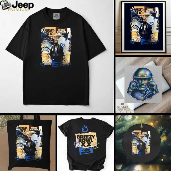 Chris Brown Breezy Bowl XX I lost my way somewhere in another galaxy scrapbook shirt