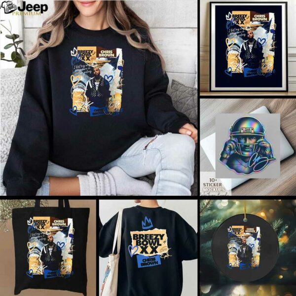 Chris Brown Breezy Bowl XX I lost my way somewhere in another galaxy scrapbook shirt