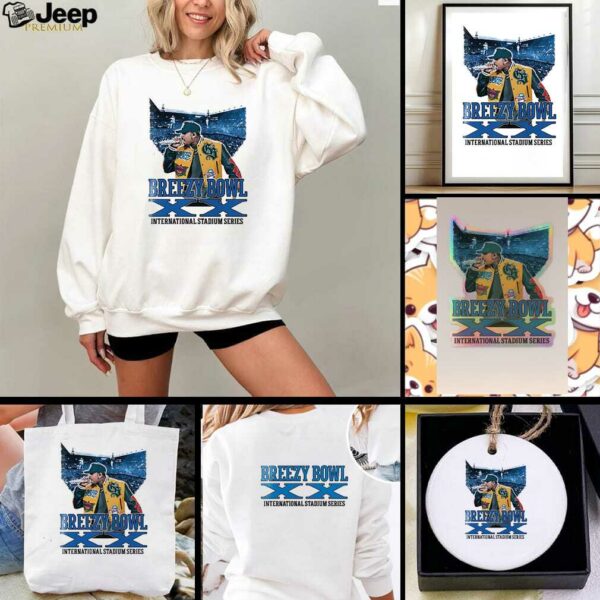 Chris Brown Breezy Bowl XX International Stadium series 2025 shirt