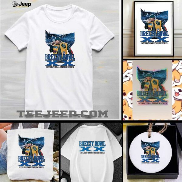 Chris Brown Breezy Bowl XX International Stadium series 2025 shirt