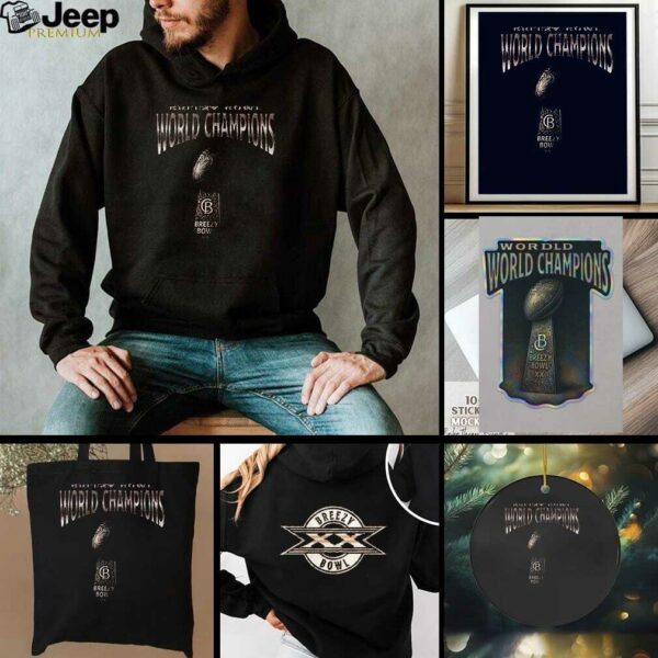 Chris Brown Breezy Bowl XX World Champions trophy shirt