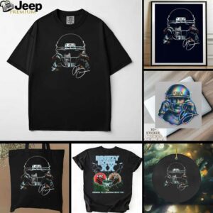 Chris Brown Breezy Bowl XX coming to a stadium near you football helmet portrait signature shirt