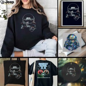 Chris Brown Breezy Bowl XX coming to a stadium near you football helmet portrait signature shirt
