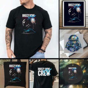 Chris Brown Breezy Bowl XX crew graphic shirt