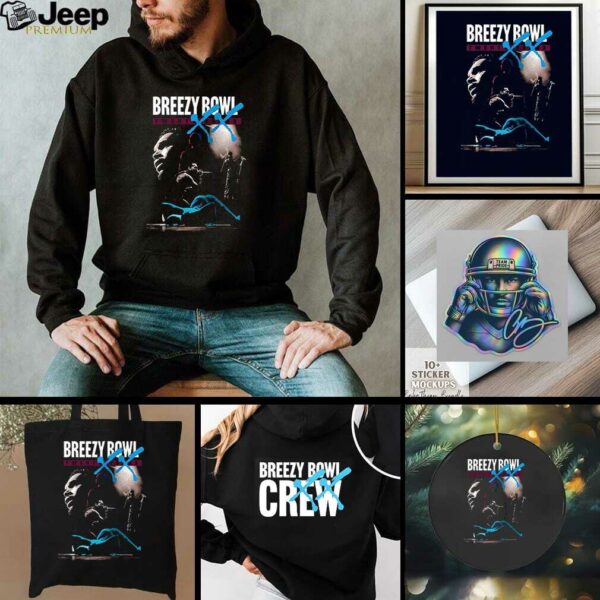 Chris Brown Breezy Bowl XX crew graphic shirt