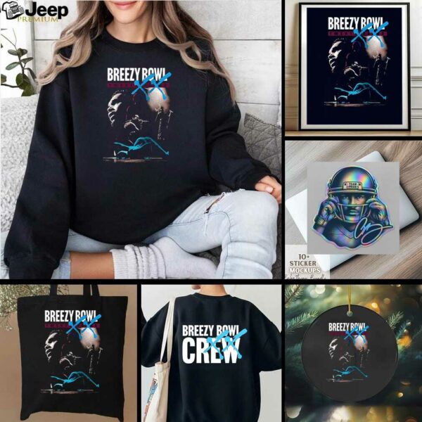 Chris Brown Breezy Bowl XX crew graphic shirt