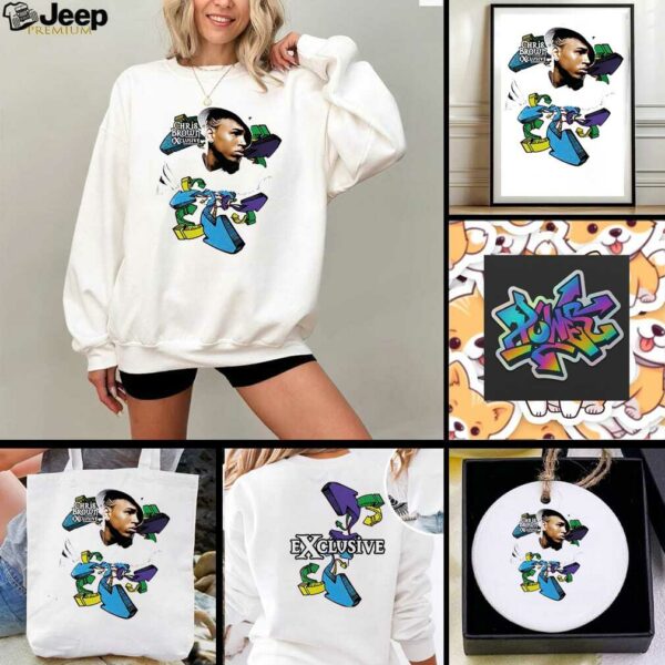 Chris Brown Breezy Bowl XX exclusive arrows shirt
