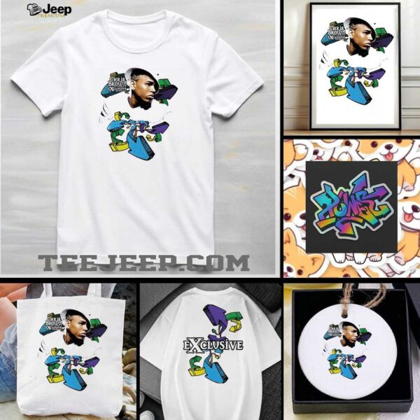 Chris Brown Breezy Bowl XX exclusive arrows shirt