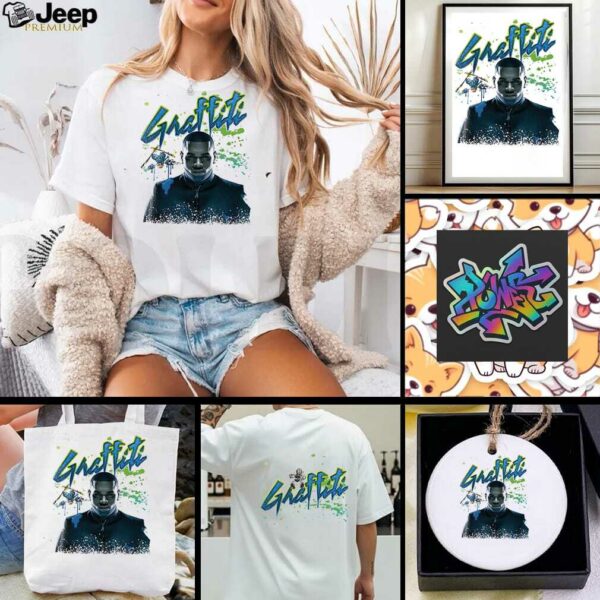 Chris Brown Breezy Bowl XX graffiti graphic shirt