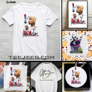Chris Brown Breezy Bowl XX residuals signature shirt