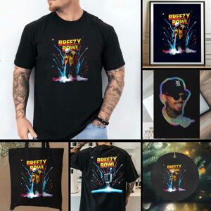 Chris Brown Breezy Bowl eclipse lightning shirt