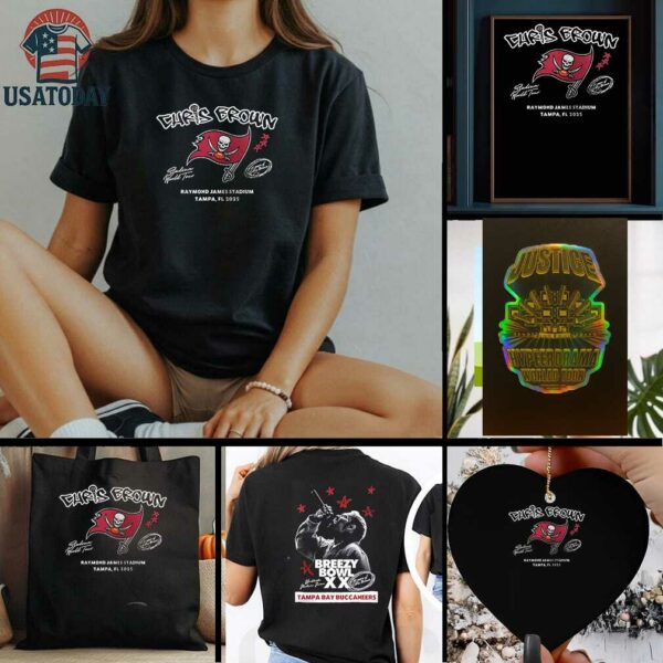 Chris Brown x Breezy Bowl XX Stadium World Tour logo shirt