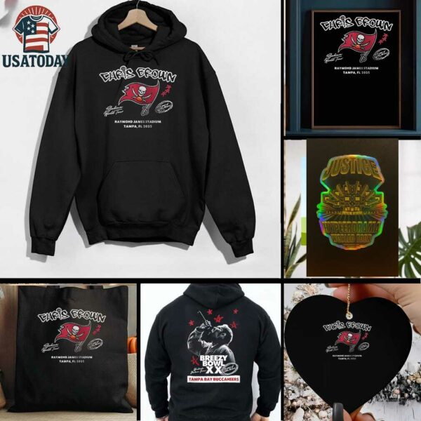 Chris Brown x Breezy Bowl XX Stadium World Tour logo shirt