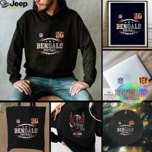 Cincinnati Bengals NFL Harley Davidson motorcycle graphic shirt