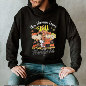 Cincinnati Bengals x Snoopy this woman loves fall shirt