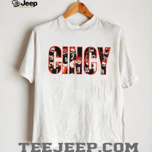 Cincy football Bengals players shirt
