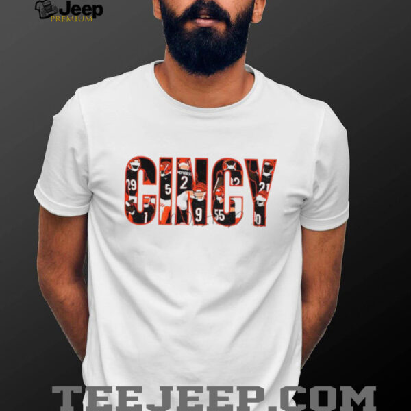 Cincy football Bengals players shirt