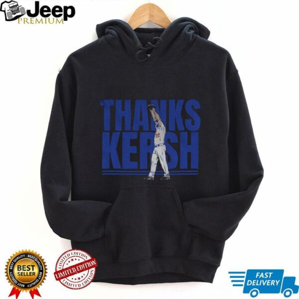 Clayton Kershaw Thanks Kersh 18 seasons 3 Cy Youngs 1 MVP 2 rings shirt