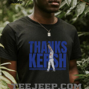 Clayton Kershaw Thanks Kersh 18 seasons 3 Cy Youngs 1 MVP 2 rings shirt