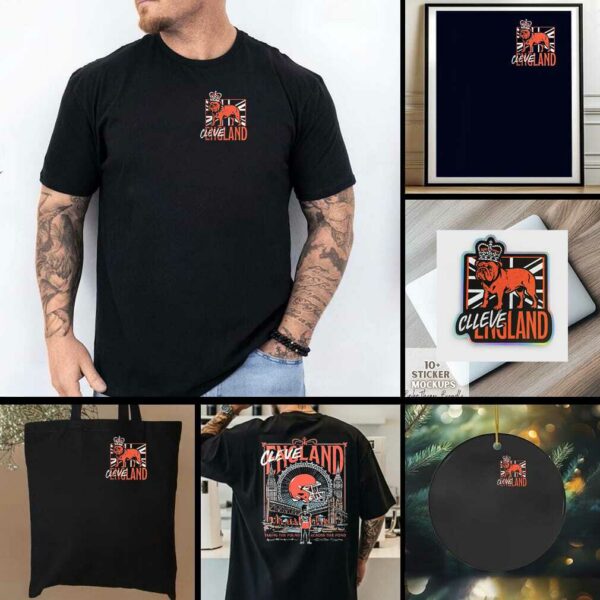 Cleveland Browns England taking the pound across the pond shirt