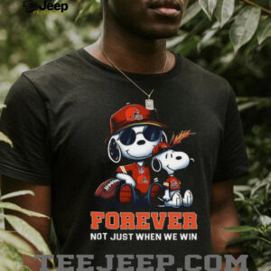 Cleveland Browns Peanuts Snoopy Forever shirt