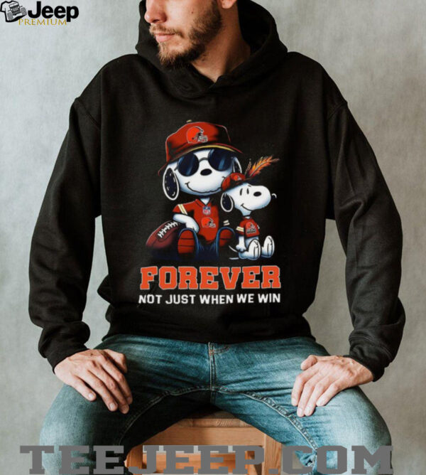 Cleveland Browns Peanuts Snoopy Forever shirt