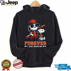 Cleveland Browns Peanuts Snoopy Forever shirt