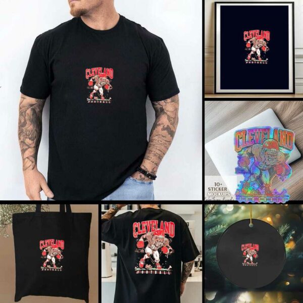 Cleveland Browns football mascot 2025 shirt