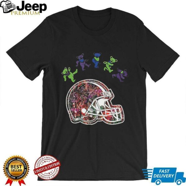 Cleveland Browns x Grateful Dead night 2025 bears logo shirt