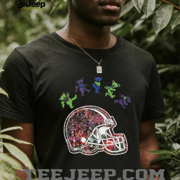 Cleveland Browns x Grateful Dead night 2025 bears logo shirt
