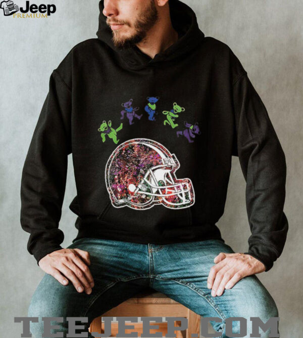 Cleveland Browns x Grateful Dead night 2025 bears logo shirt