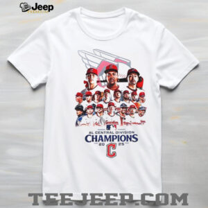 Cleveland Guardians 2025 AL Central Division Champions Postseason MLB shirt