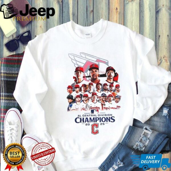 Cleveland Guardians 2025 AL Central Division Champions Postseason MLB shirt