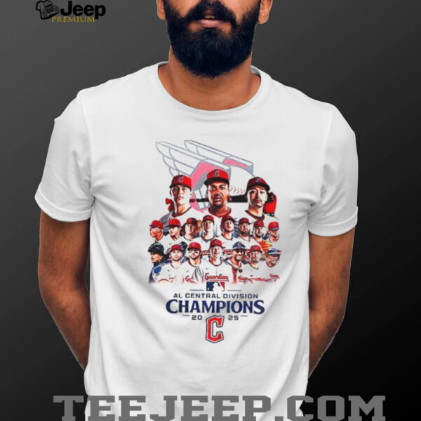 Cleveland Guardians 2025 AL Central Division Champions Postseason MLB shirt
