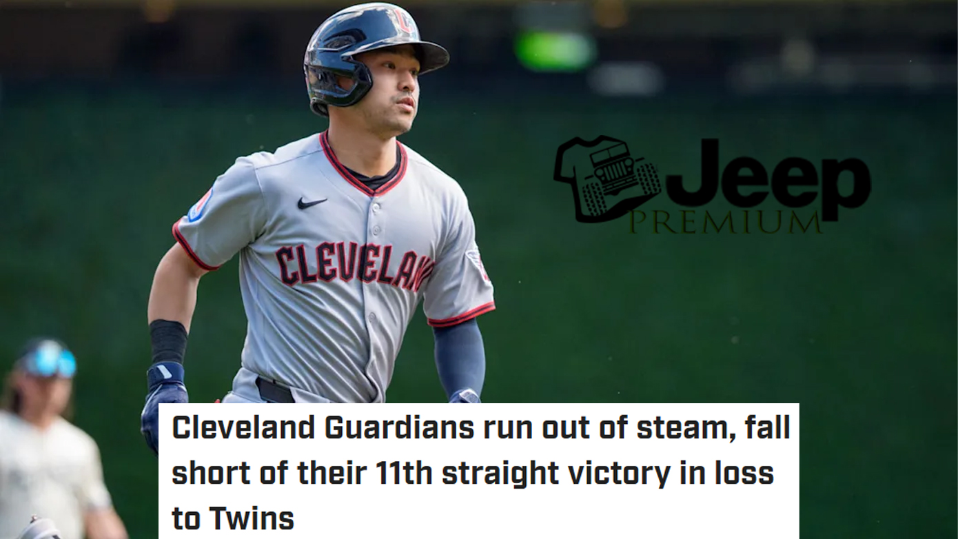 Cleveland Guardians run out of steam fall short of their 11th straight victory in loss to Twins
