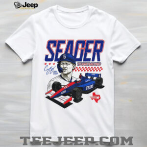 Corey Seager Texas Rangers Team Racing signature shirt Corey Seager Texas Rangers Team Racing signature shirt