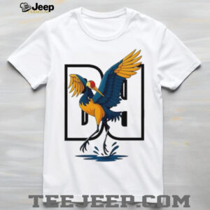 Crane Dancing Wings Out shirt