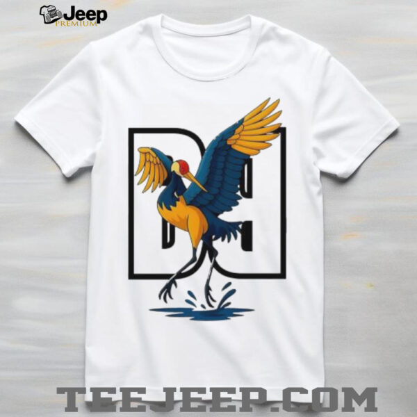 Crane Dancing Wings Out shirt