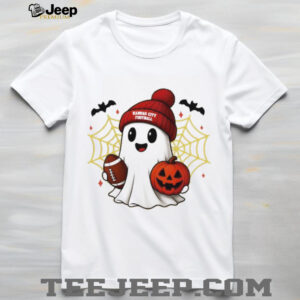 Cute Ghost Football Kansas City Chiefs Happy Halloween shirt