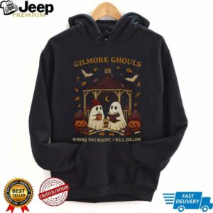 Cute ghost gilmore ghouls where you haunt i will follow happy halloween shirt