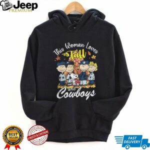 Dalas Cowboys x Snoopy this woman loves fall shirt