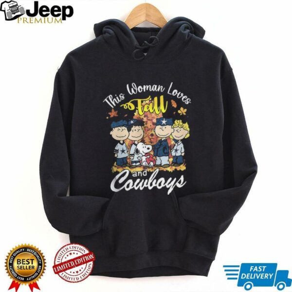Dalas Cowboys x Snoopy this woman loves fall shirt