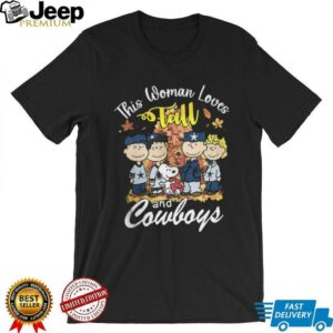 Dalas Cowboys x Snoopy this woman loves fall shirt
