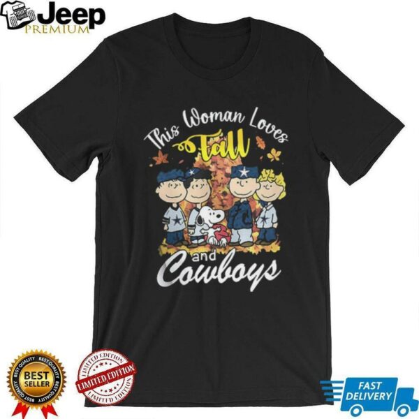Dalas Cowboys x Snoopy this woman loves fall shirt