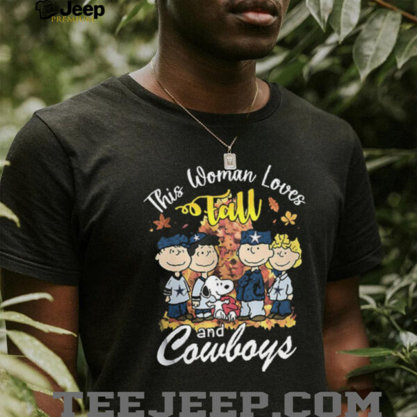 Dalas Cowboys x Snoopy this woman loves fall shirt