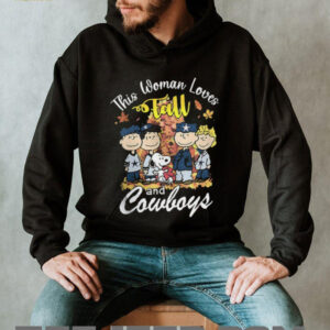 Dalas Cowboys x Snoopy this woman loves fall shirt