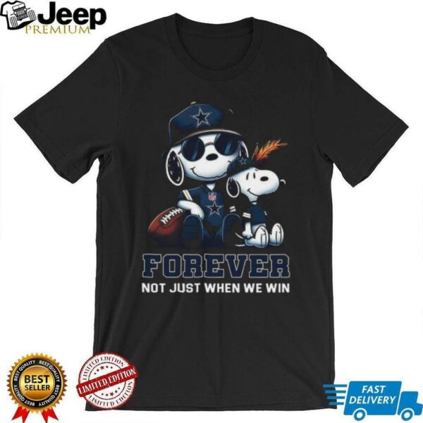 Dallas Cowboys Peanuts Snoopy Forever shirt