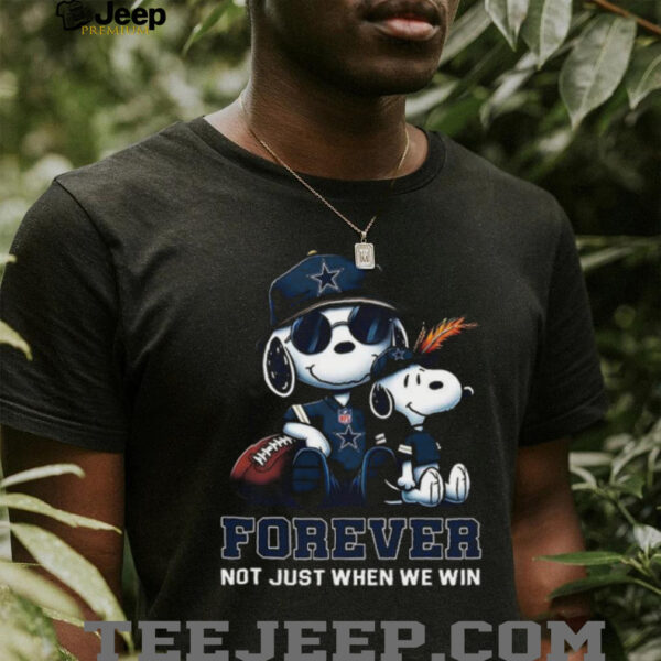 Dallas Cowboys Peanuts Snoopy Forever shirt