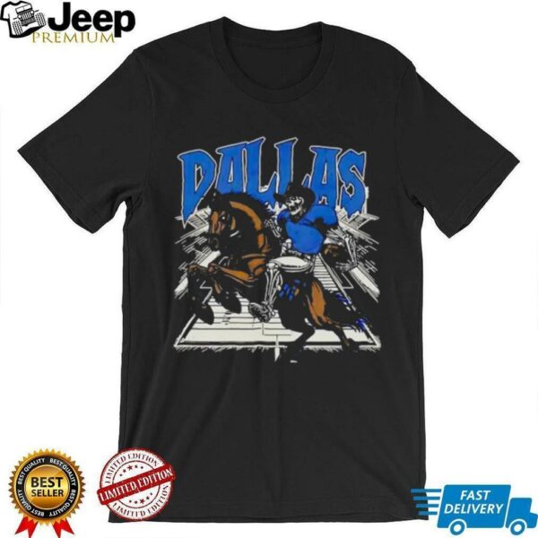 Dallas Cowboys Skeleton on Horseback Football Player shirt