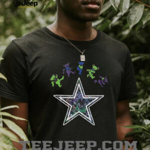 Dallas Cowboys x Grateful Dead night 2025 bears logo shirt